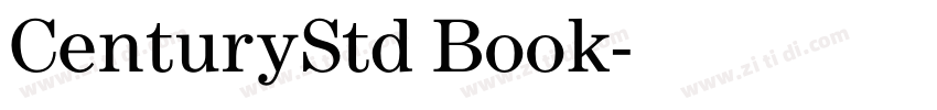 CenturyStd Book字体转换